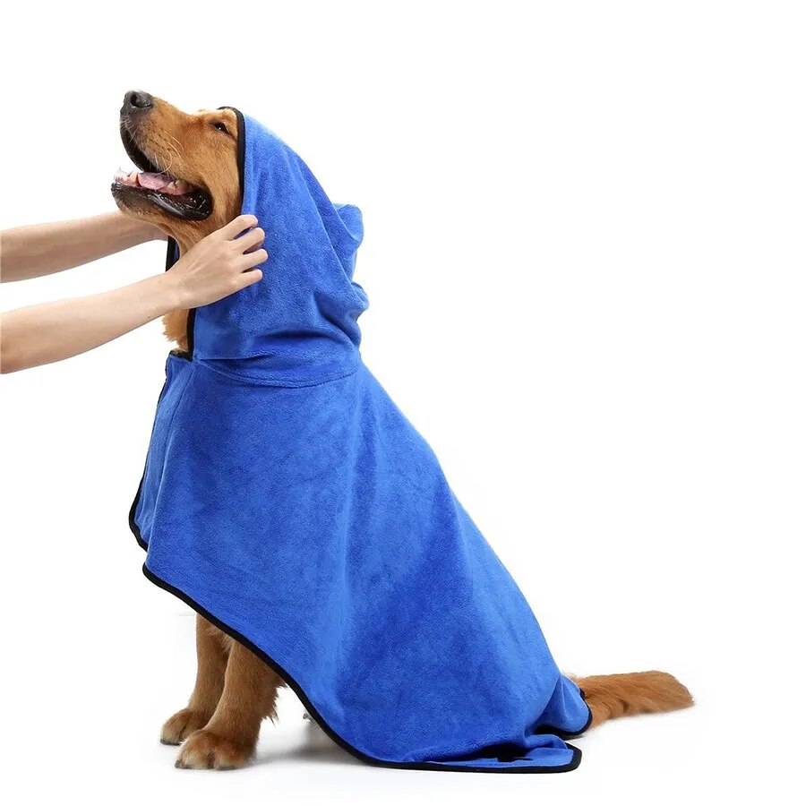 Pet Drying Bathrobe