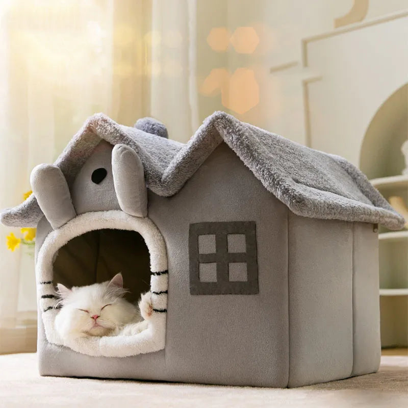 Warm Plush Bed House