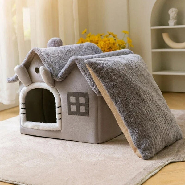 Warm Plush Bed House