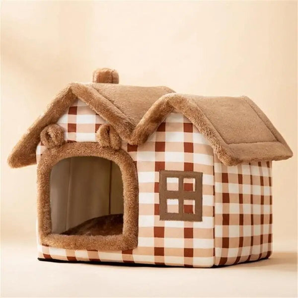 Warm Plush Bed House