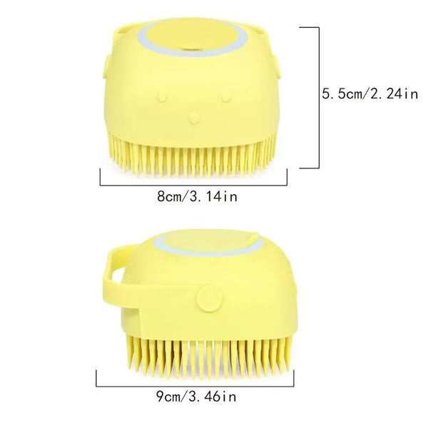 Pet Silicone Bath Brush