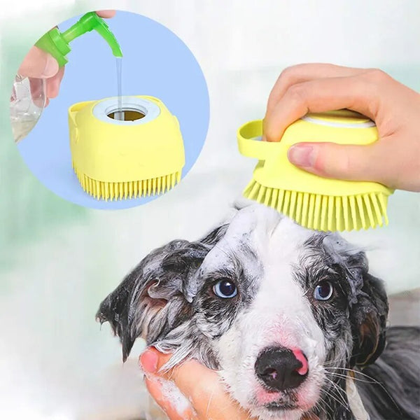 Pet Silicone Bath Brush