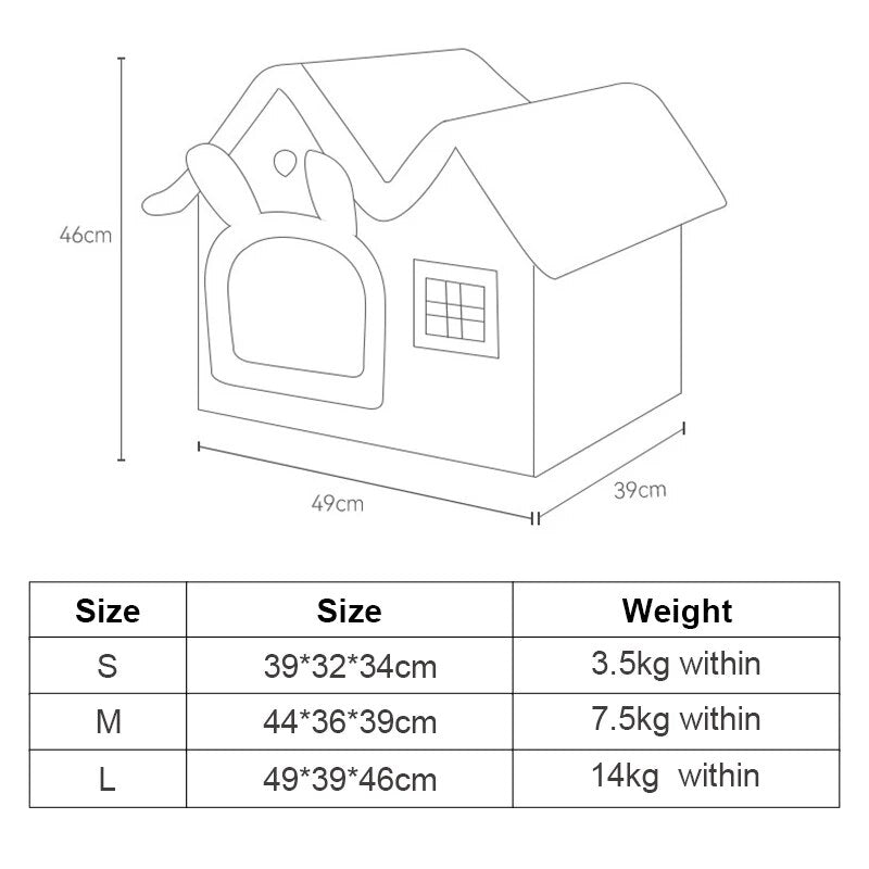 Warm Plush Bed House