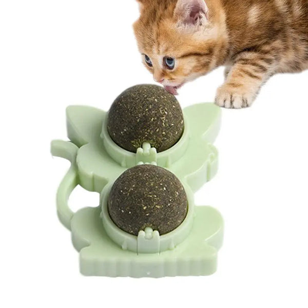 Rotatable Catnip Ball